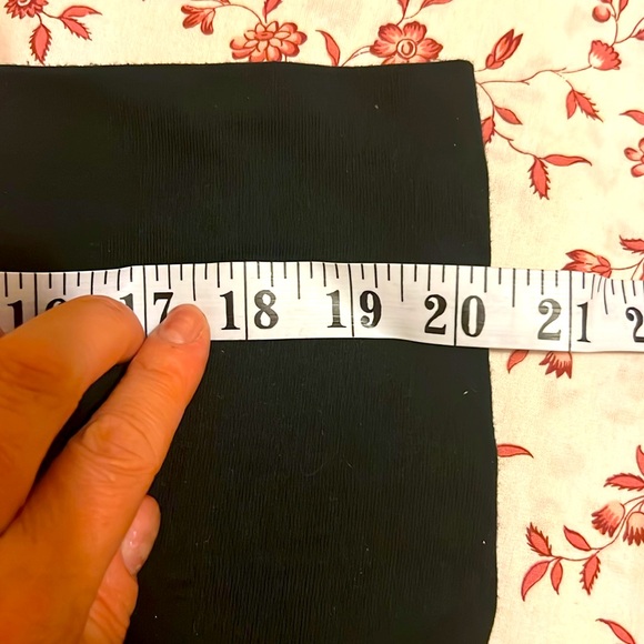 S/M Duet Women Skirt Black Embroidered Hem Sparkly Beads Stretchy Waist Summer - Picture 10 of 14